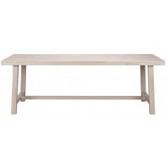 RO Brooklyn Extending Dining Table H 220x95 Whitewash